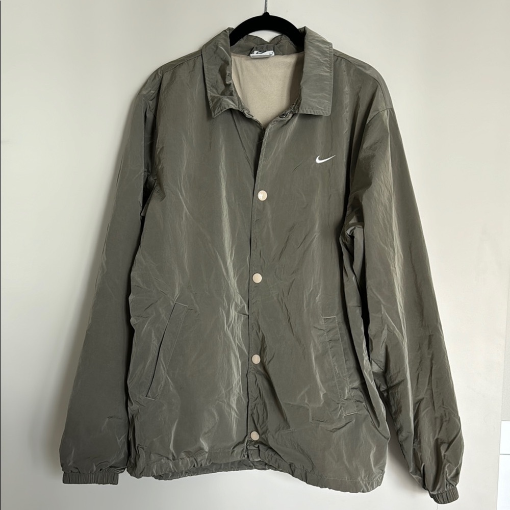Nike Men's Olive Coaches Jacket